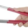 Stainless Steel Cooking Tongs (12", Red)