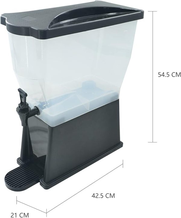 51gGDan5kuL._AC_SX679_.jpg Hakka 11L Juice Dispenser, 3 Gallon Commerial Drinks Beverage Dispenser with Faucet for Cold Fruit Drink, Tea