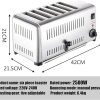 6 Slice Toaster Commercial - Extra Wide Slots +5 Speed