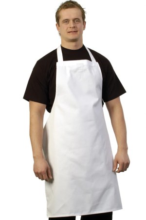 Bib Apron (White)