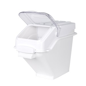 DSC_3212-1x1-1.jpg 24L Mobile Ingredient Bin, Commercial Movable Rice/Sugar/Flour Bin with lid