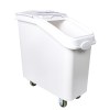 DSC_3302-w2.jpg Mobile Ingredient Bin 81 litre Transparent lid, large Ingredient Storage Container with Scoop and Wheels