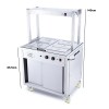 Mobile Wet Bain Marie Top & Hot Cupboard with Heated Buffet Gantry