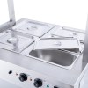 Mobile Wet Bain Marie Top & Hot Cupboard with Heated Buffet Gantry