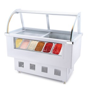 HOSTY Ice Cream Freezer Display