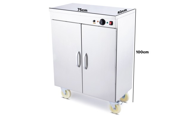 Ace Double Door Hot Cupboard / Plate Warmer