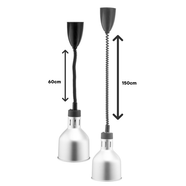 Food Warmer Lamp Buffet Light Gantry Light Silver