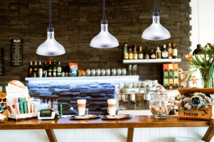 Large Food Warmer Lamp Buffet Light Gantry Light Silver