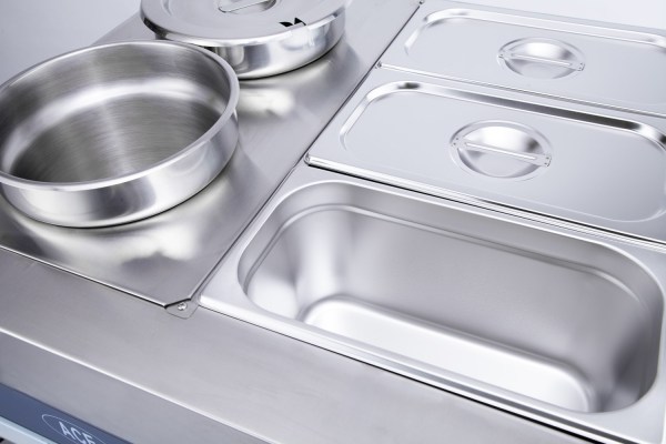 ACE 5 Pot Wet Bain Marie Digital Temp Display