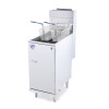 Pitco 35C Single Tank, Twin Basket 18 Litre Gas Fryer