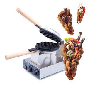 Commercial Egg Waffle Maker Non-stick Bubble Waffle Machine