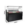 Display Fridge /meat counter - 1580mm - with LED lighting & 1 shelf