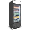 Black  Single Door Drinks Fridge