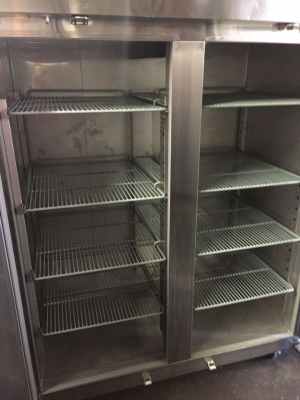 Commercial Capital Hermes Upright Storage Double Door Freezer EZ52