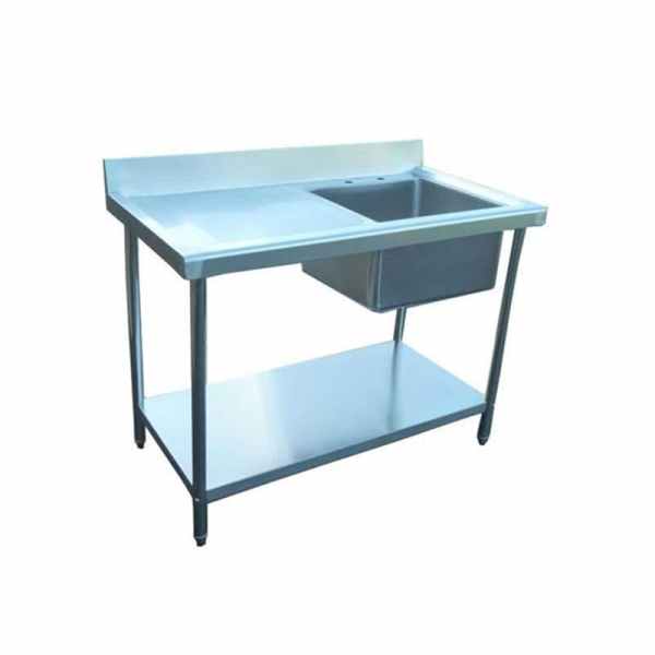 Commercial Stainless Steel Kitchen Sink 1.2m Left Hand Drainer