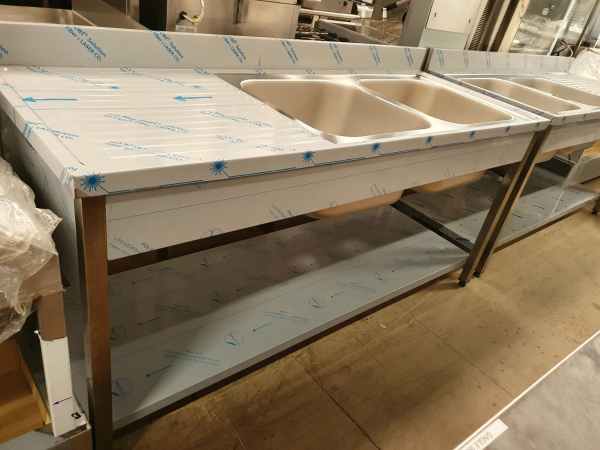 Commercial Stainless Steel Left Hand Drain Sink 1.8m