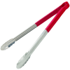 Stainless Steel Utility Tongs 15Inch Red