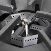 6 Burner commercial LPG Gas Cooker Cast Iron Boiling Rings