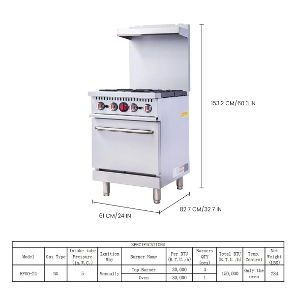 image_2_20d96bb9-3b80-4711-9df7-a3025035ebb7.webp Natural Gas 4 Burners Cooker Range With Oven