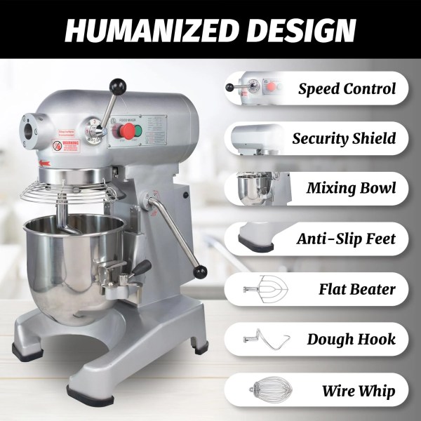 Hakka 10Qt Planetary Mixer