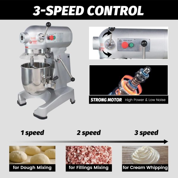 Hakka 10Qt Planetary Mixer