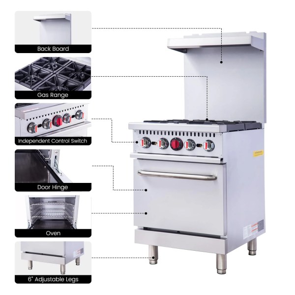image_3_da1038c4-06cf-41be-9345-496514c79561.webp Natural Gas 4 Burners Cooker Range With Oven