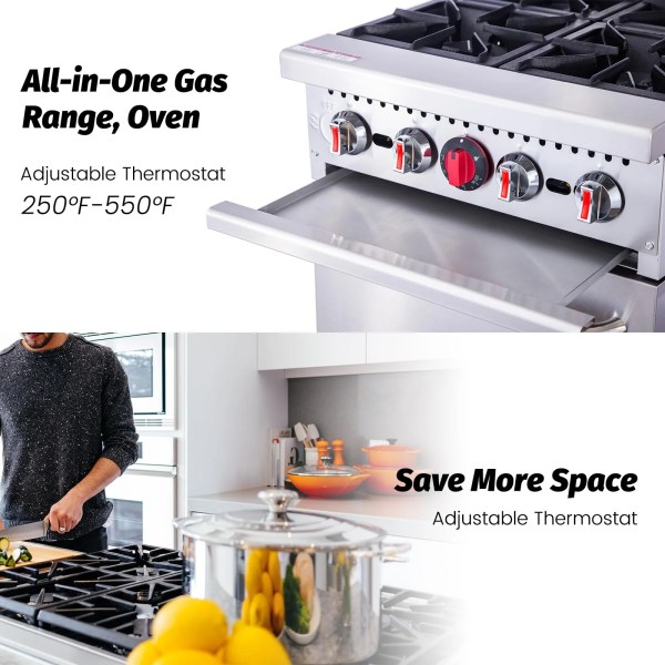 image_4_28f57749-316f-432e-be97-18406730fe43.webp Natural Gas 4 Burners Cooker Range With Oven