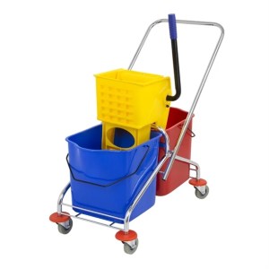 m880_dualbucketmopframe1.webp Dual Bucket Mop Wringer with Frame