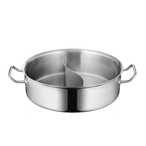 28cm Stainless Steel 2 Division Casserole