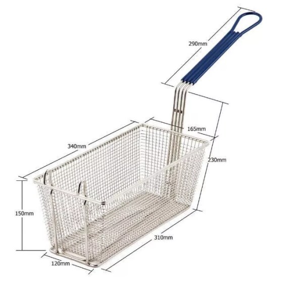 2 Commercial Frying Fryer Basket
