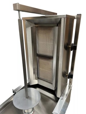 DONER KEBAB MACHINE 2 BURNER CHICKEN SHAWARMA GYROS GRILL (LPG)