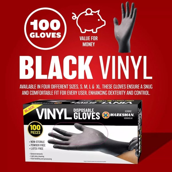 s-l1600-2025-04-02T165836.119.webp 100PC MEDIUM DISPOSABLE VINYL GLOVES BLACK POWDER/LATEX FREE WORK HYGIENE FOOD