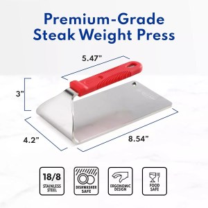 Caterway Extra Heavy Duty Steak/ Meat Weight - Press