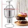 Stainless Steel Doughnuts Machine Donut Dispenser Hopper Baking With 35mm Mold