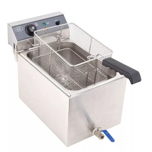 ACE 10 Litre Oil Valve Electric Chip Fryer