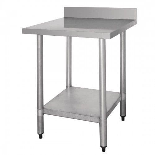 Stainless Steel Table 60cm  with Splash Back