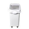 w.jpg Mobile Ingredient Bin 81 litre Transparent lid, large Ingredient Storage Container with Scoop and Wheels
