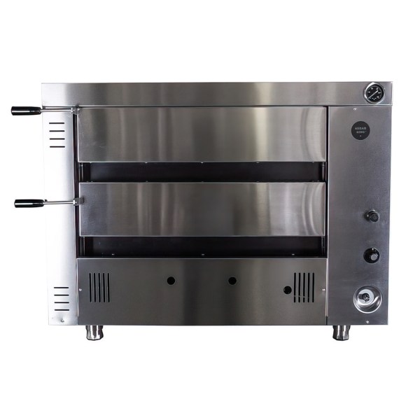 zanolli-1.jpg Zanolli 4+4 12" Inch Twin Deck Gas Pizza Oven
